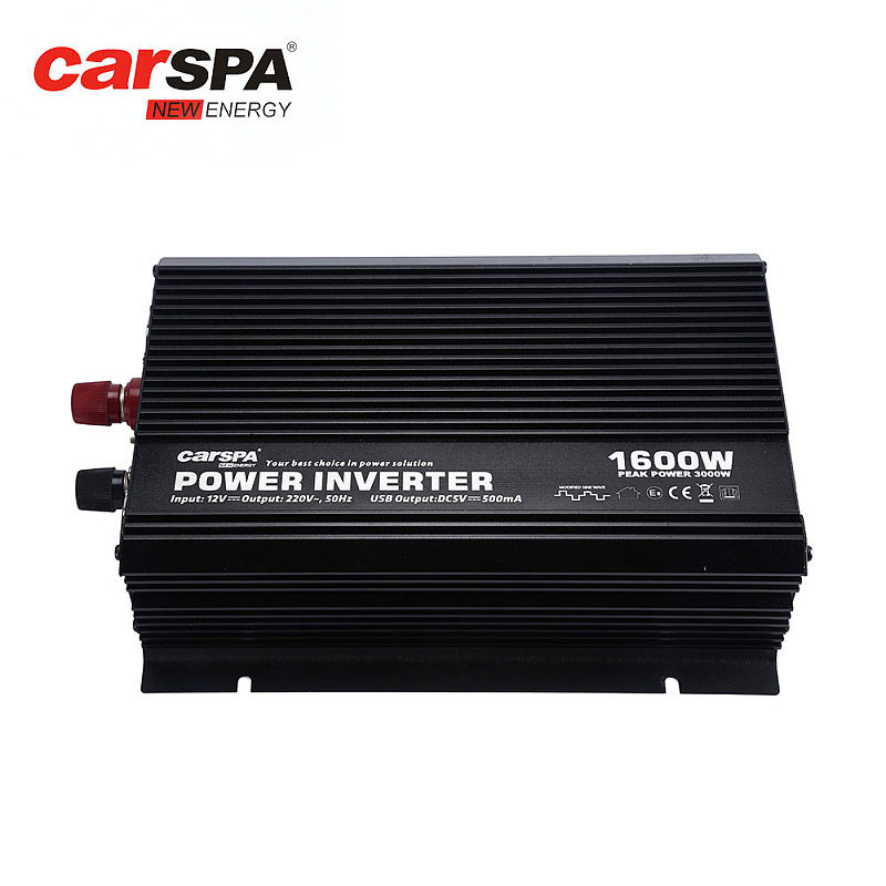 CAR1.6K-1600 Watts Modified Sine Wave Power Inverter With USB Port