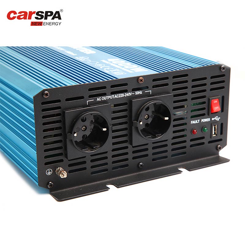 P4000-4000W DC 12V/24V/48V To AC Carspa Pure Sine Wave Inverter Fro Air Condition With USB